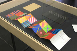 Vue de l’exposition Volumes : Cent pages