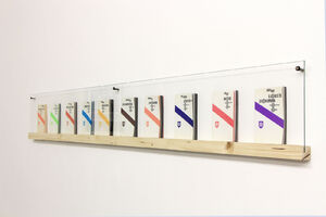 Vue de l’exposition Volumes : Cent pages