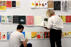 Vue de l’exposition Volumes : éditer