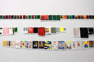 Vue de l’exposition Volumes : éditer